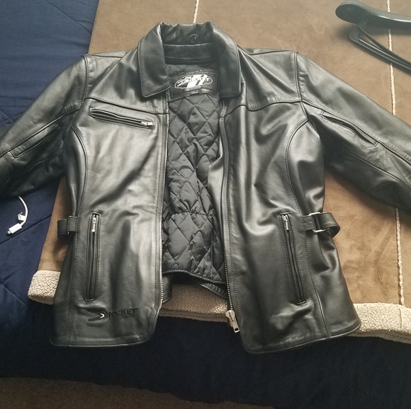 Joe Rocket leather jacket - Picture 1 of 5